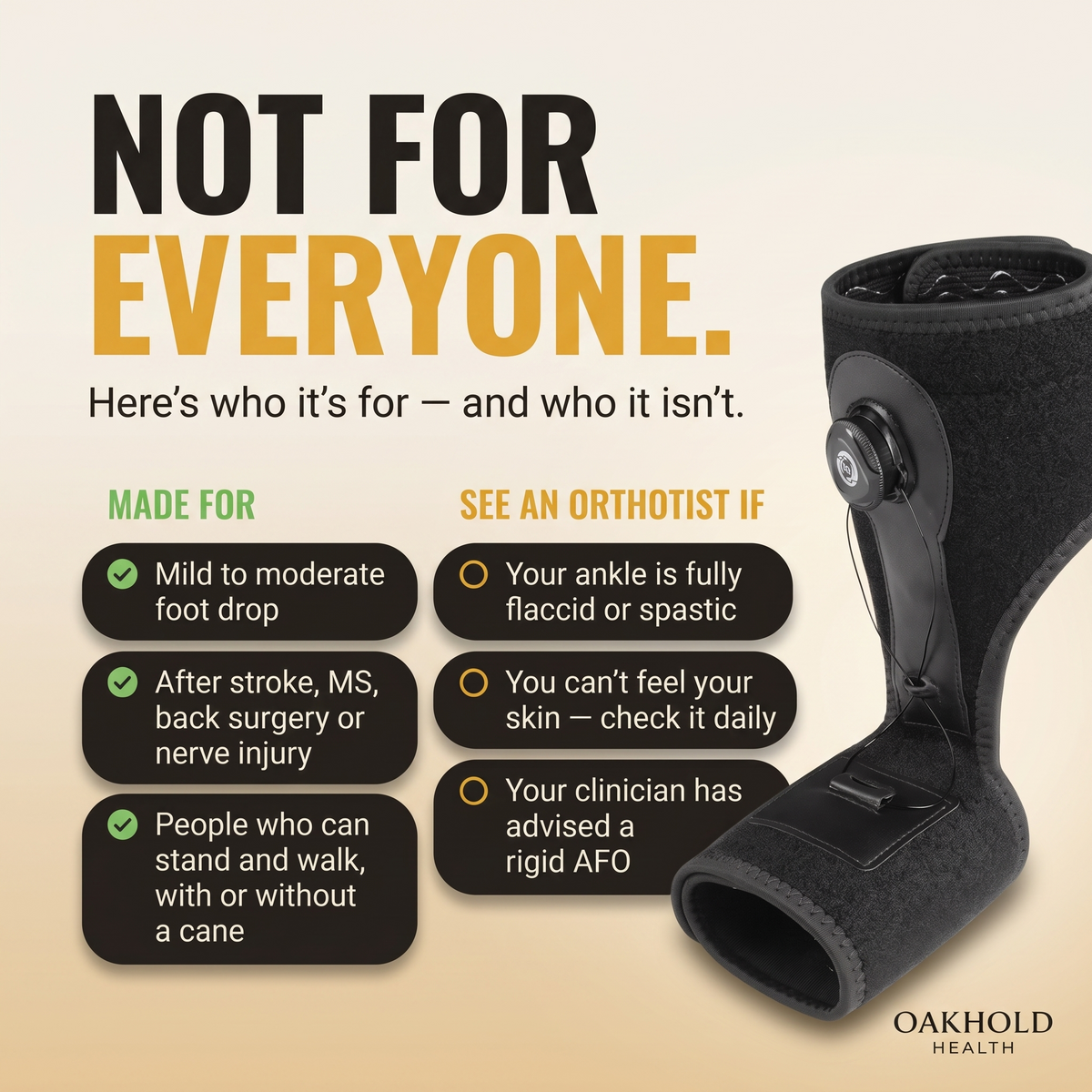 Oakhold Steady Brace